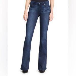 PAIGE Dark Blue Boot Cut Jeans